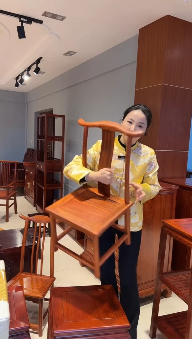 花梨木类成套家具靠背椅一张