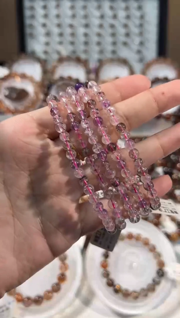 水晶手串未镶嵌很**聊超七