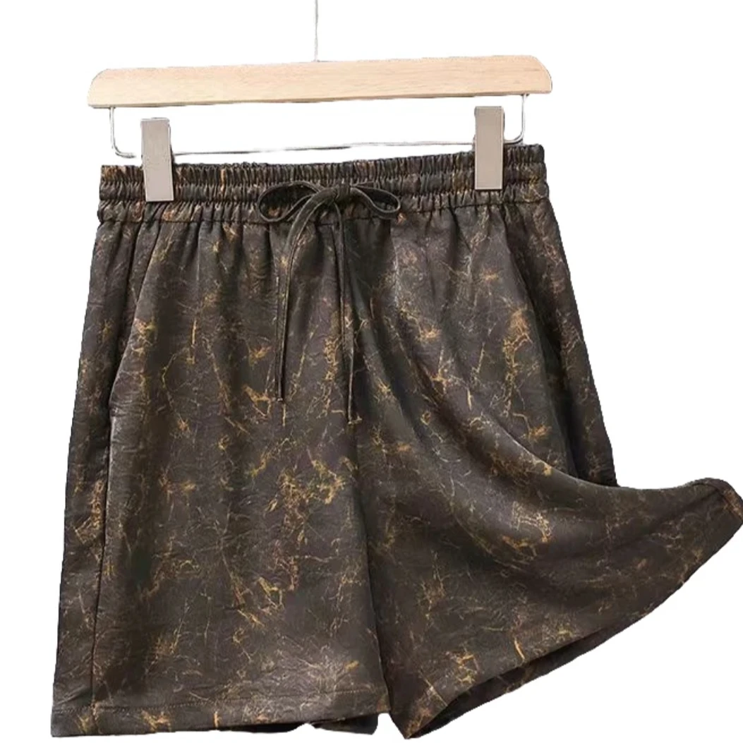 773【巧姐专属】新款高定轻奢油皮短裤