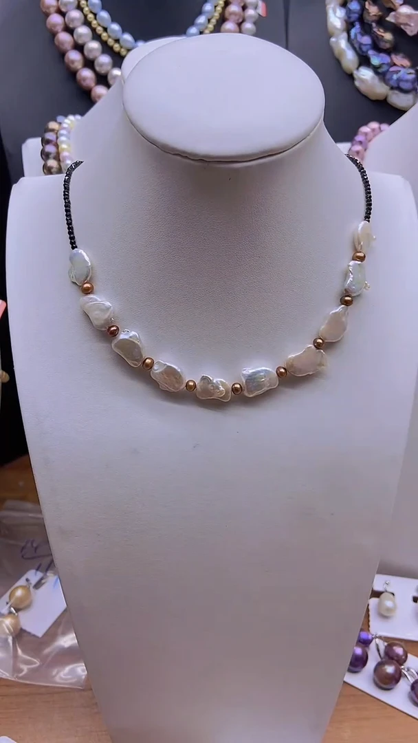 【闪购商品】淡水珍珠颈饰未镶嵌1