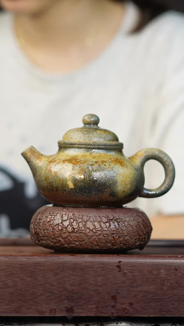 茶壶紫砂柴烧紫砂容天
