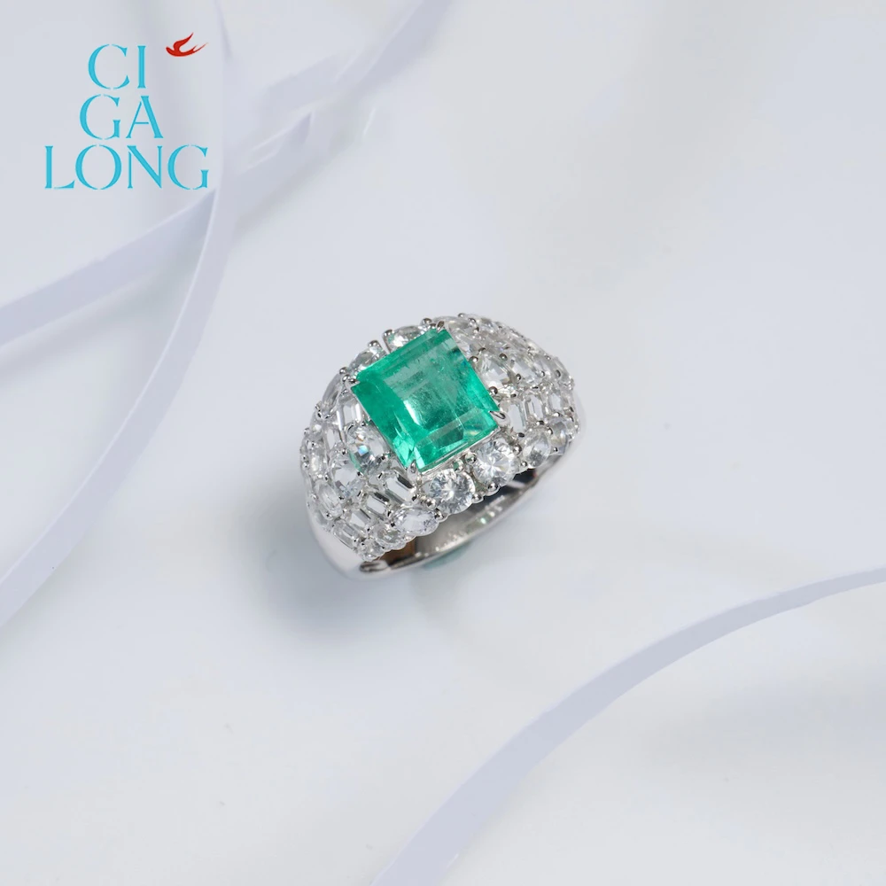 CIGALONG祖母绿戒指4078