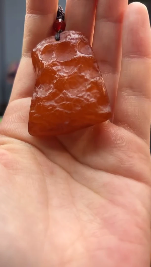 琥珀颈饰未镶嵌吊坠