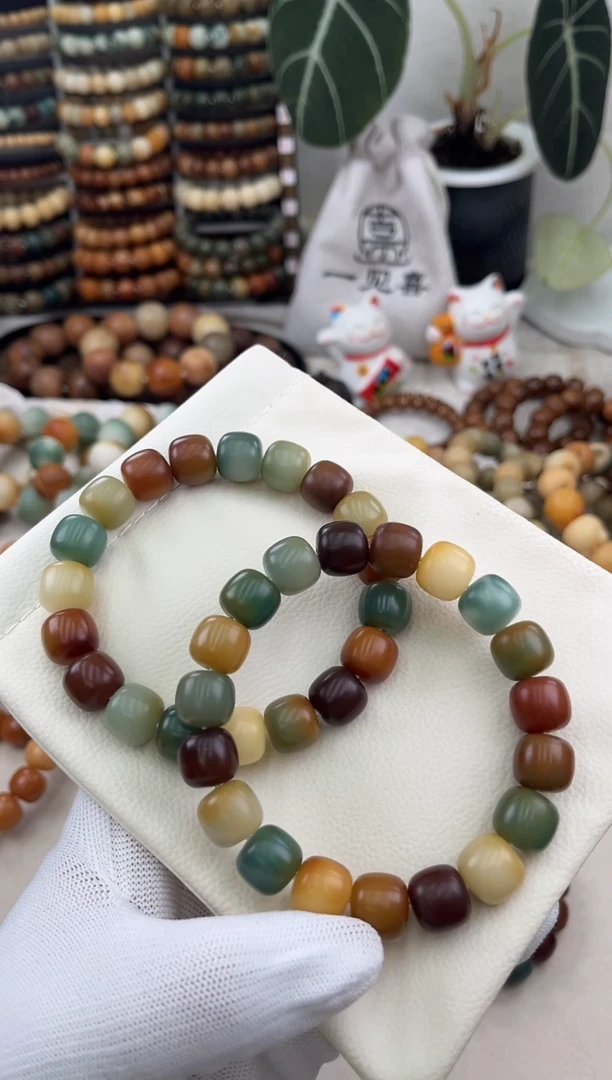 菩提根/象牙果手串a98卡13 干磨微瑕