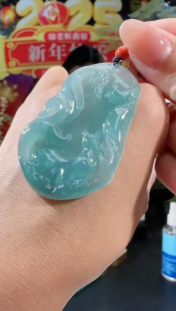 【闪购商品】翡翠吊坠(不含链)未镶嵌凤九