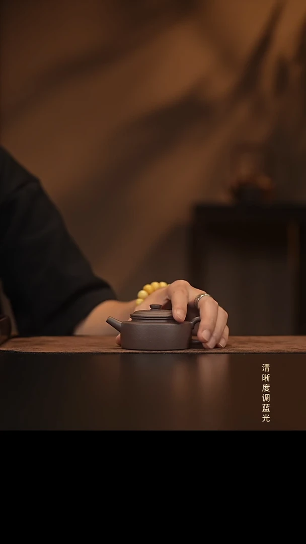 允禾斋  紫砂壶  天青  矮德钟