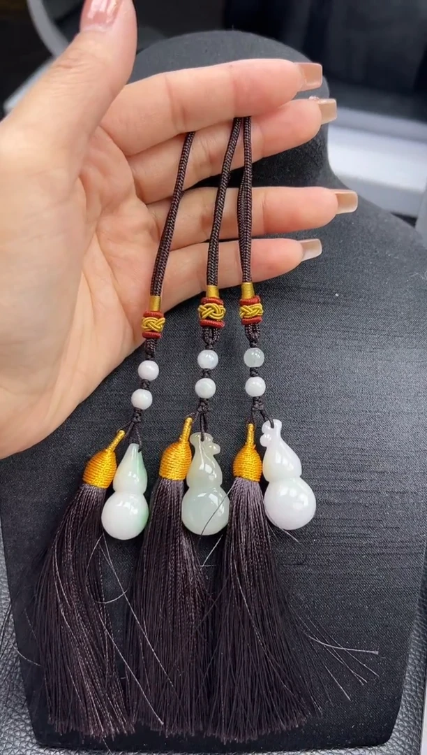 【闪购商品】翡翠颈饰未镶嵌YM984 葫芦包挂多样性发一