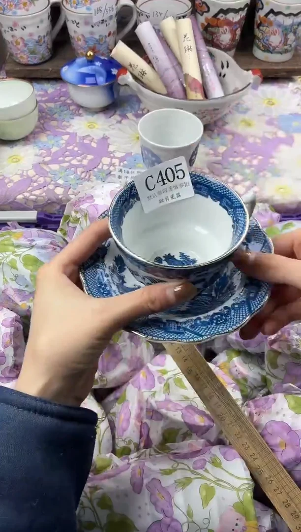 瓷片玻*杯                     C405