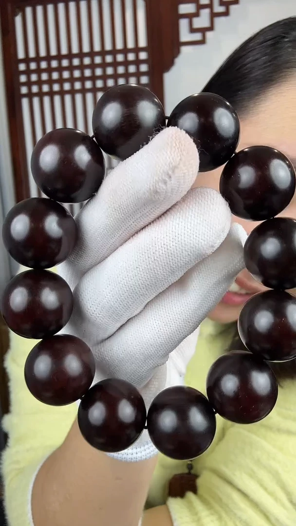 檀香紫檀（小叶紫檀）小叶紫檀卡2.0单圈手串