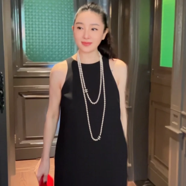 T姐原创精选设计师款气质时尚休闲百搭简约长款无袖连衣裙TB51007