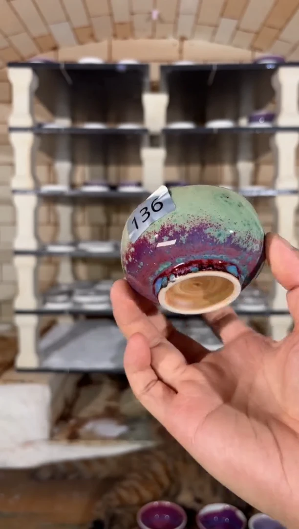 杯精品窑变钧瓷茶器