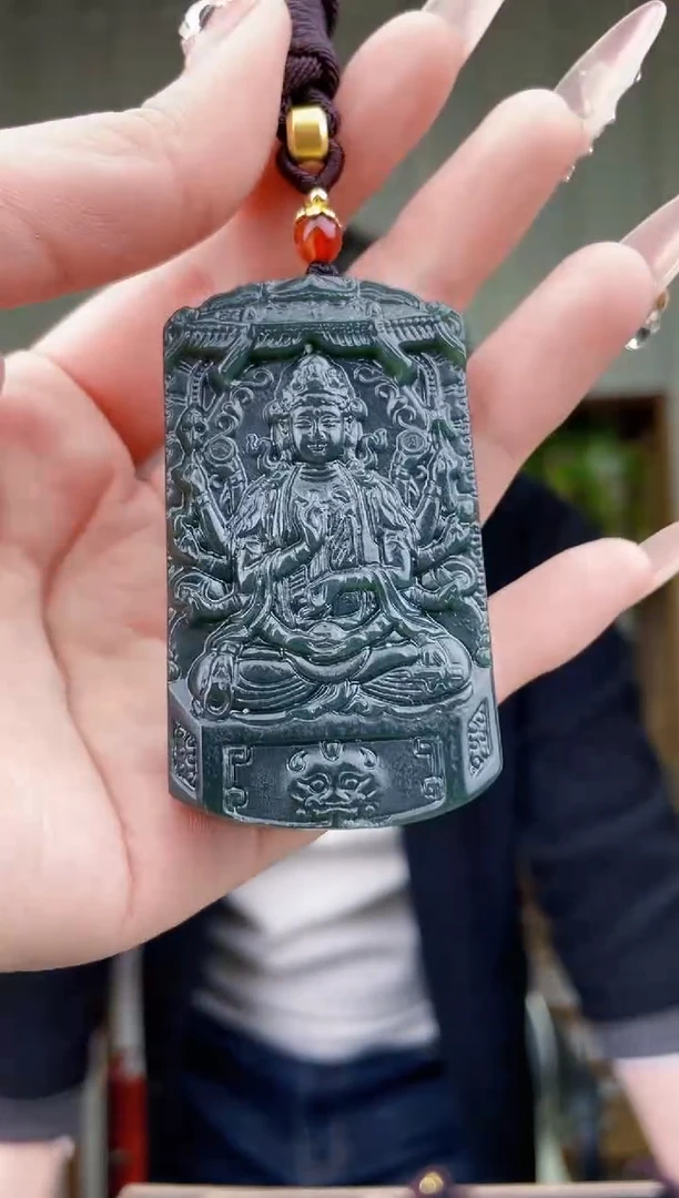 【闪购商品】和田玉挂件未镶嵌拍一发一，多样性发货！