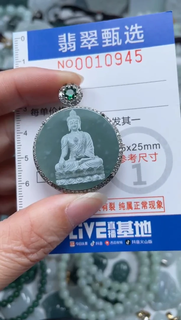 颈饰未镶嵌翡翠10945