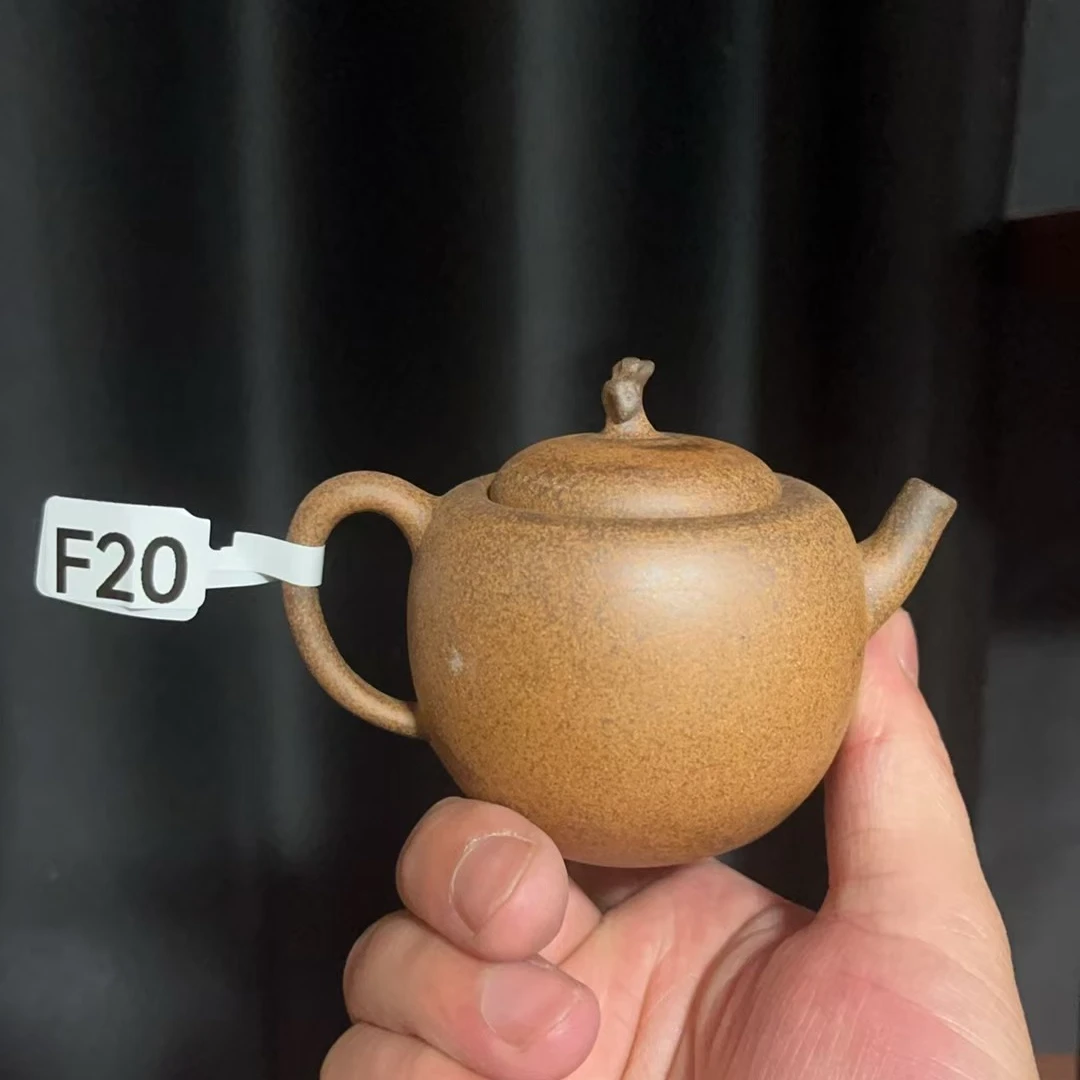 F20原矿苹果老岩泥磨砂感茶壶