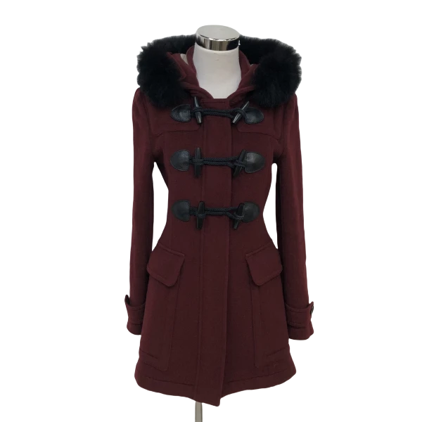 妃鱼/博柏利/羊毛/大衣/95新/球八01