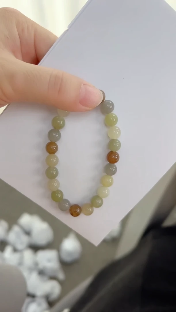 【闪购商品】和田玉手链未镶嵌1颜色微差无瑕疵