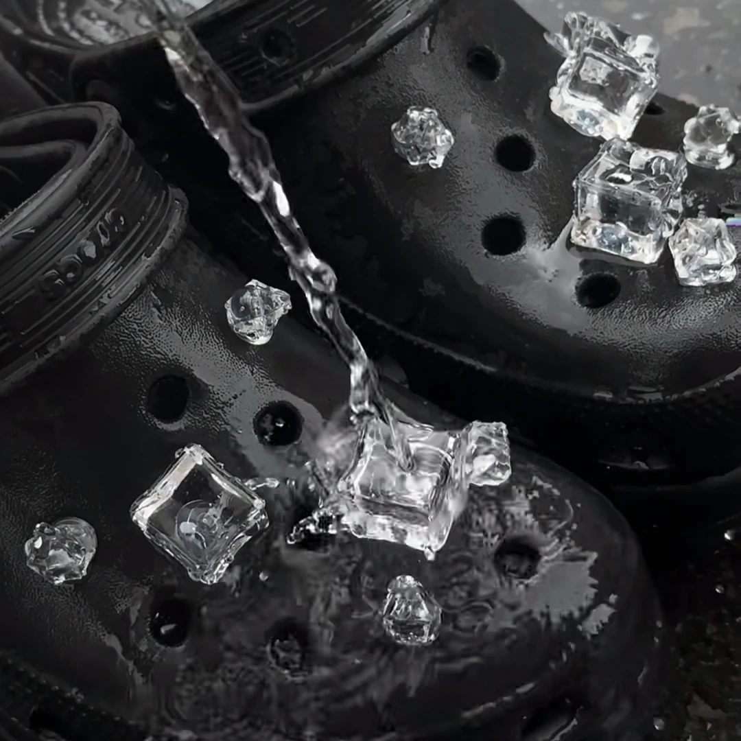 超绝 “急速降温”鞋花