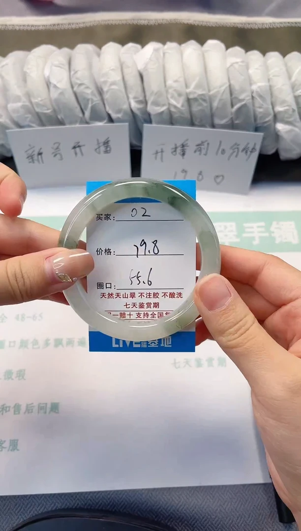 未镶嵌手镯石英质玉02-58/59