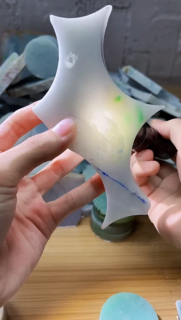 裸石翡翠翡翠a货正品玉石古陈484