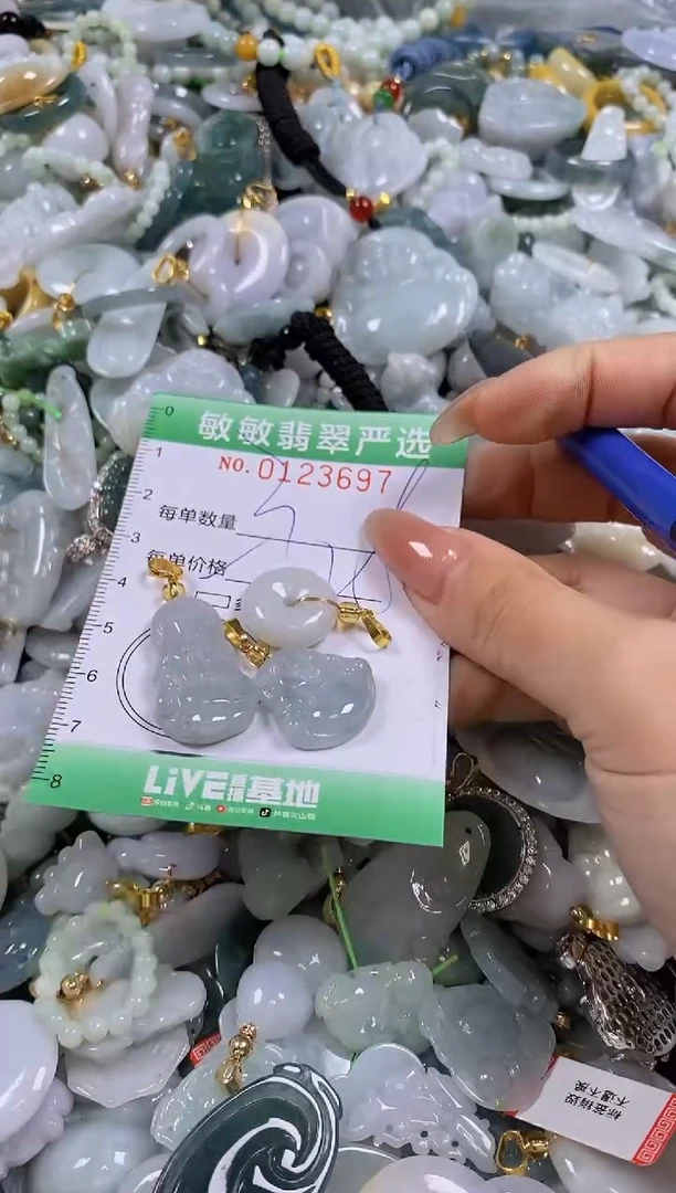 【闪购商品】翡翠颈饰未镶嵌闪购0123697多样性发其一