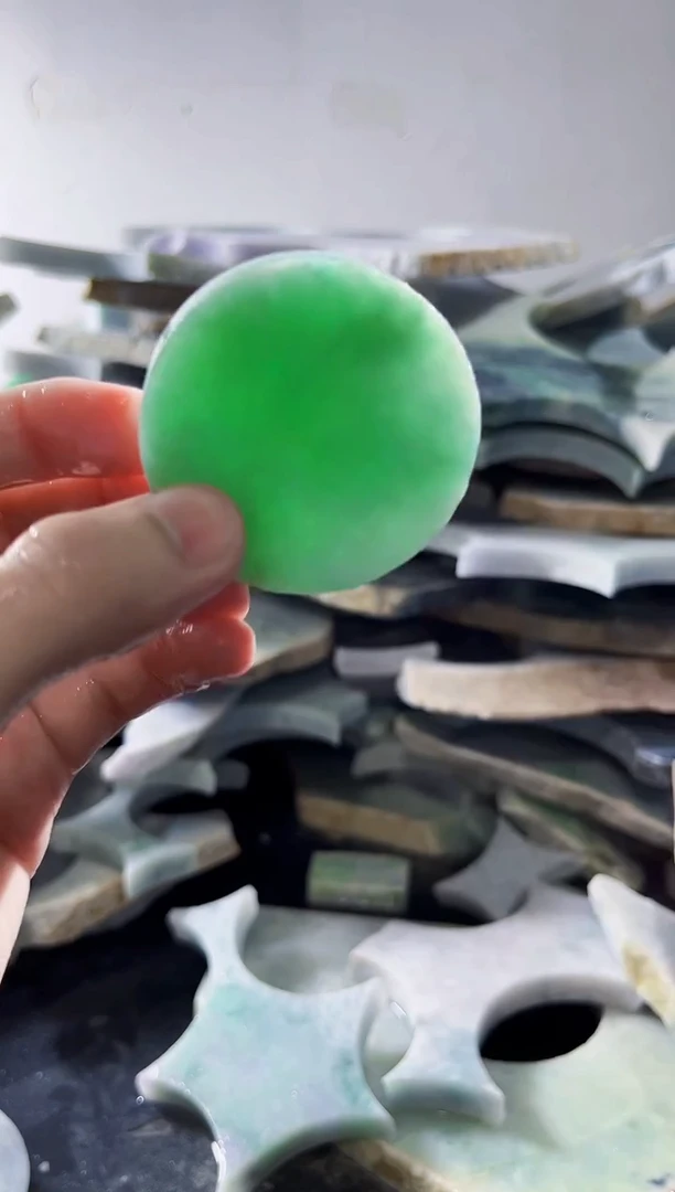 裸石翡翠缅甸翡翠A货文754