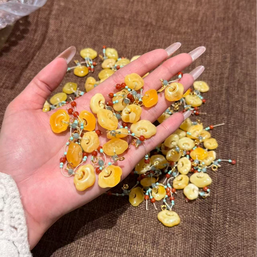 晶挖挖天然白花蜜如意锁万能滴流（吉祥如意）（3843）多样性发其一