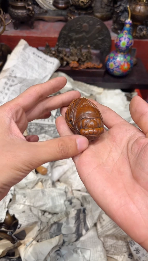 黄杨木A瑞瑞古铜高端精品55