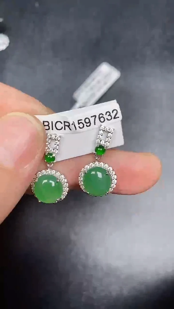 银S925镶嵌戒指翡翠2650