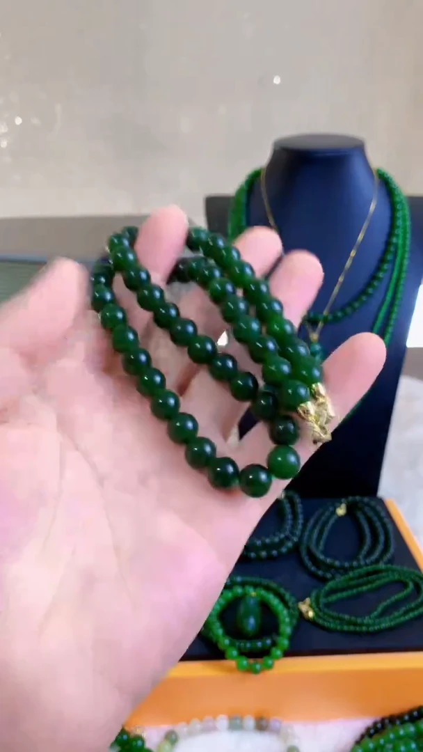 和田玉（碧玉）未镶嵌项链10