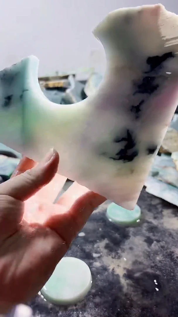 散珠翡翠缅甸翡翠A货帅7144