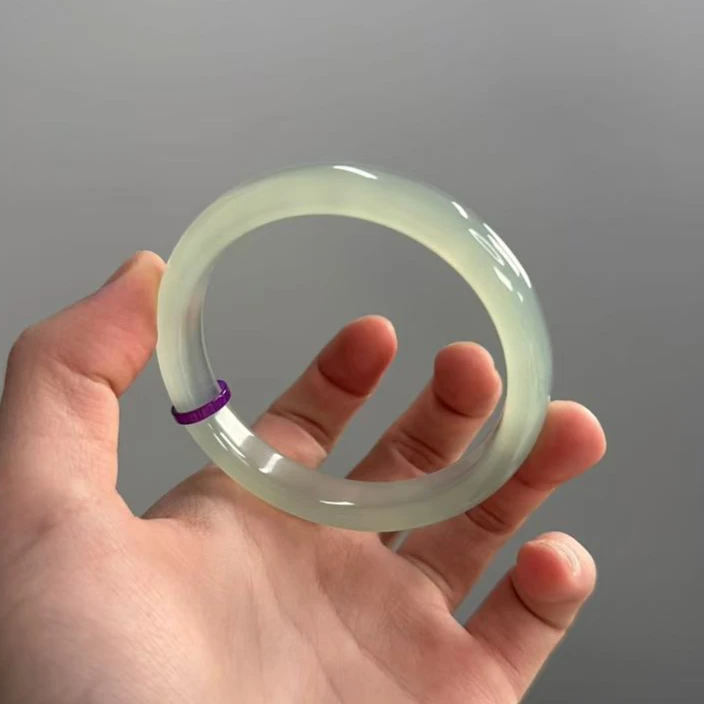 玉髓手镯油青特价品一只多样性发货