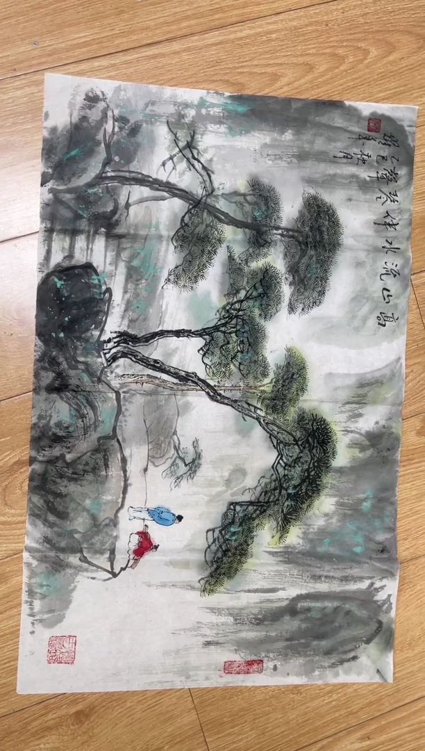 国画国画山水花鸟作品