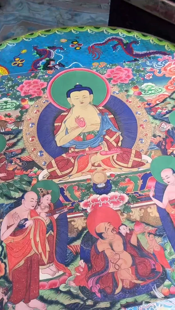 卷轴画路路的唐卡tk160