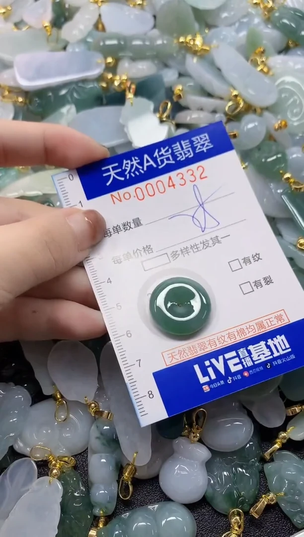 颈饰未镶嵌翡翠天然a货翡翠
