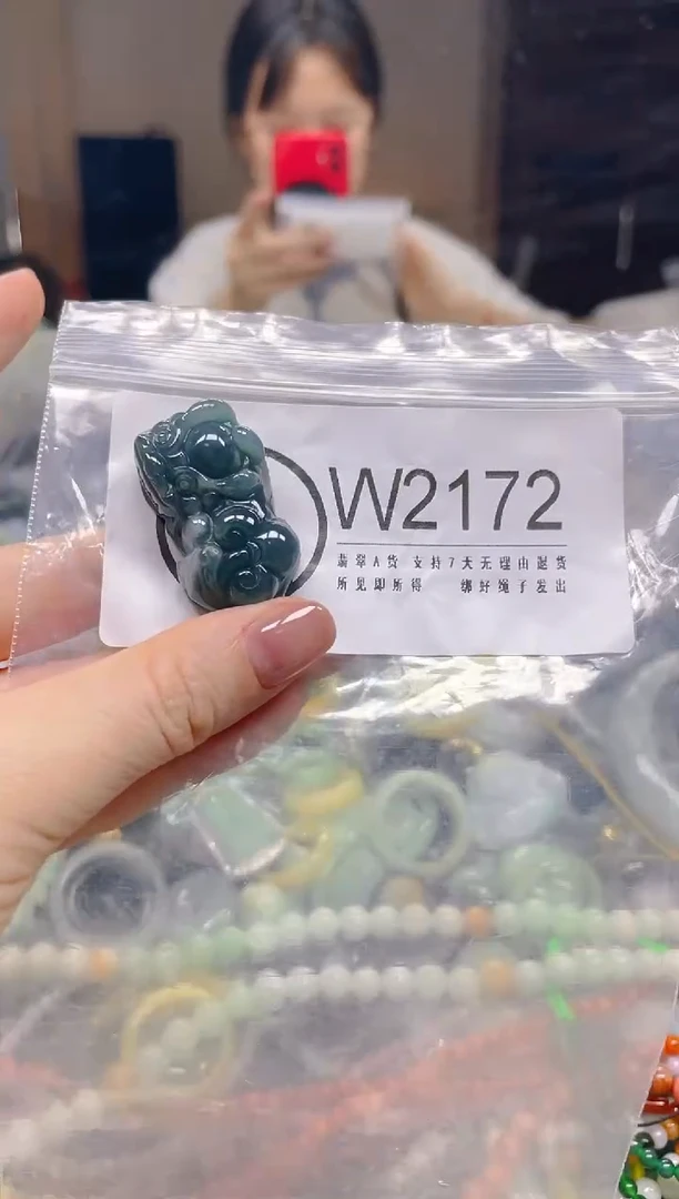 翡翠未镶嵌颈饰/W/翡翠A货一图一物