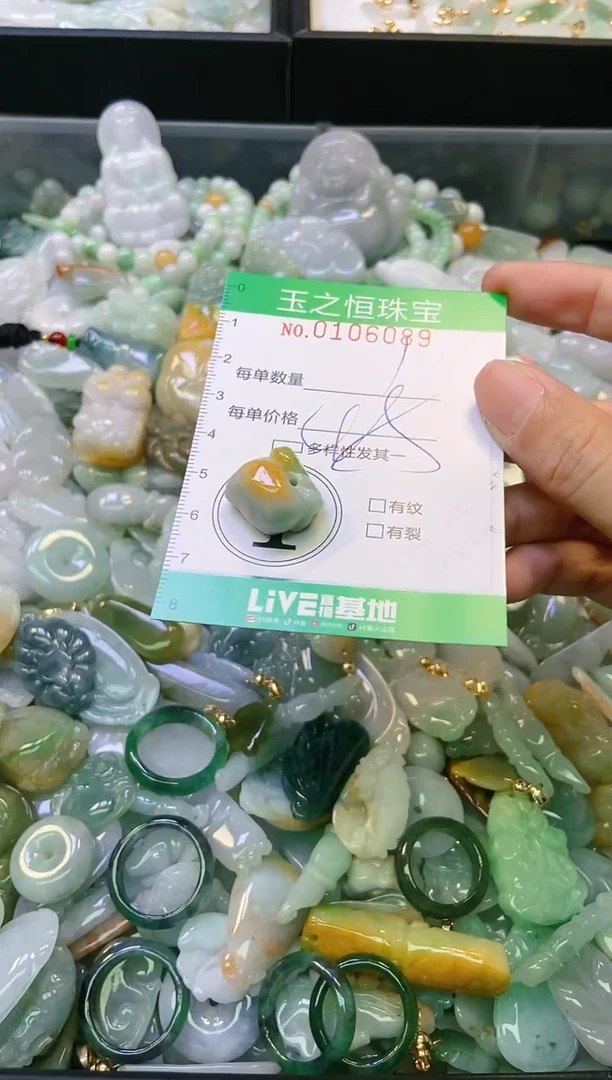 翡翠未镶嵌颈饰闪购0106089