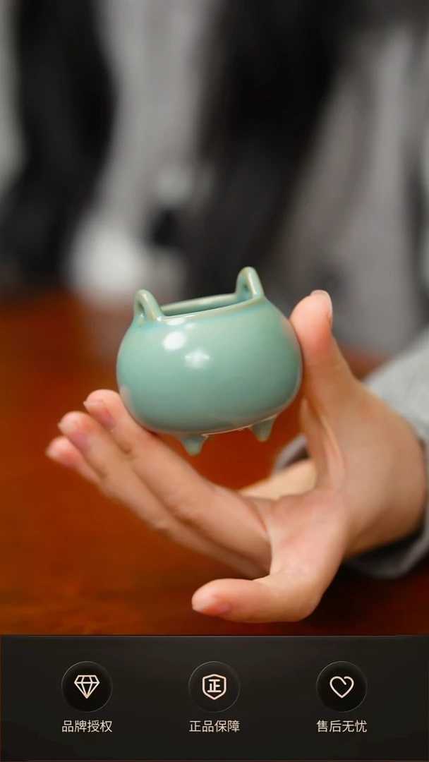 其他仿古小胖香炉不完美简装