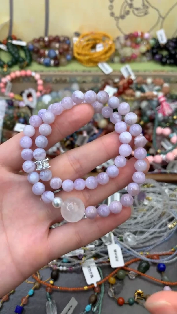 未镶嵌手链紫晶128