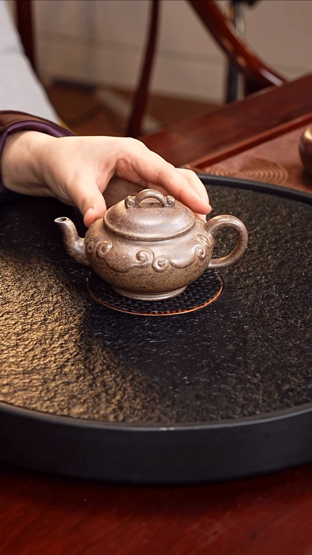 茶壶紫砂GF 如意19 本绿柴烧 230毫升