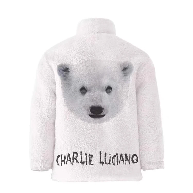 Charlie Luciano炸街轻奢慵懒气质外套保暖大衣