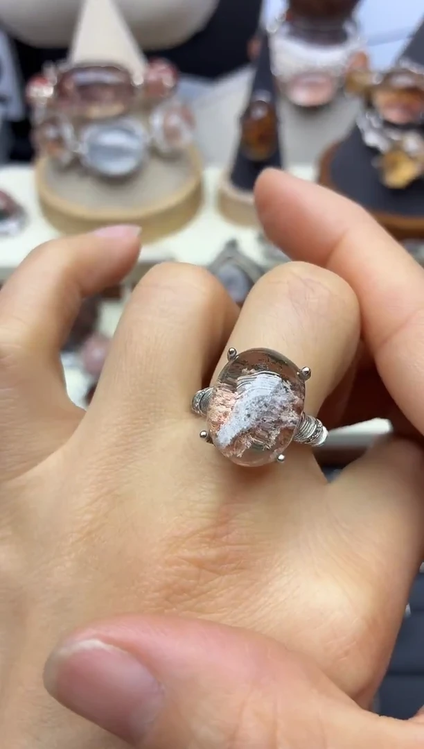 银S925镶嵌珠宝半成品水晶定制定制