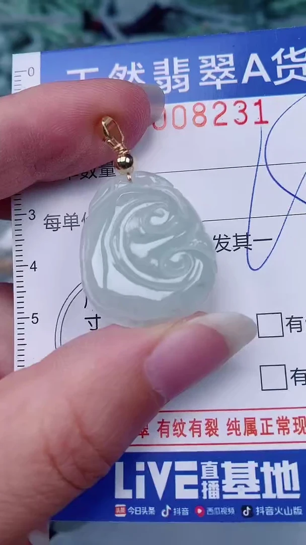 翡翠未镶嵌颈饰00008231