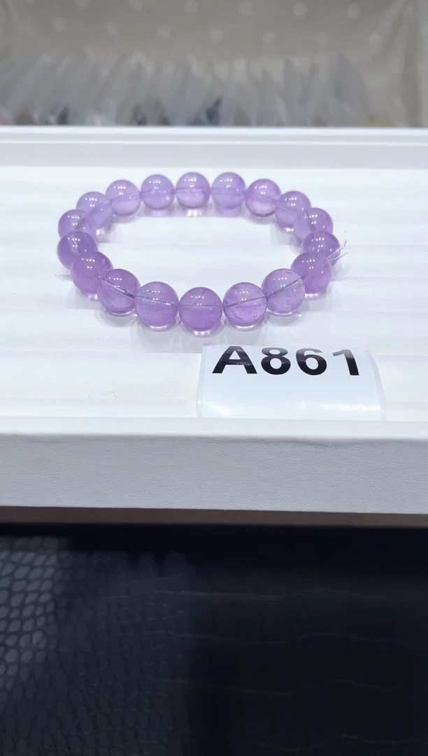 水晶手链未镶嵌A861紫水晶12
