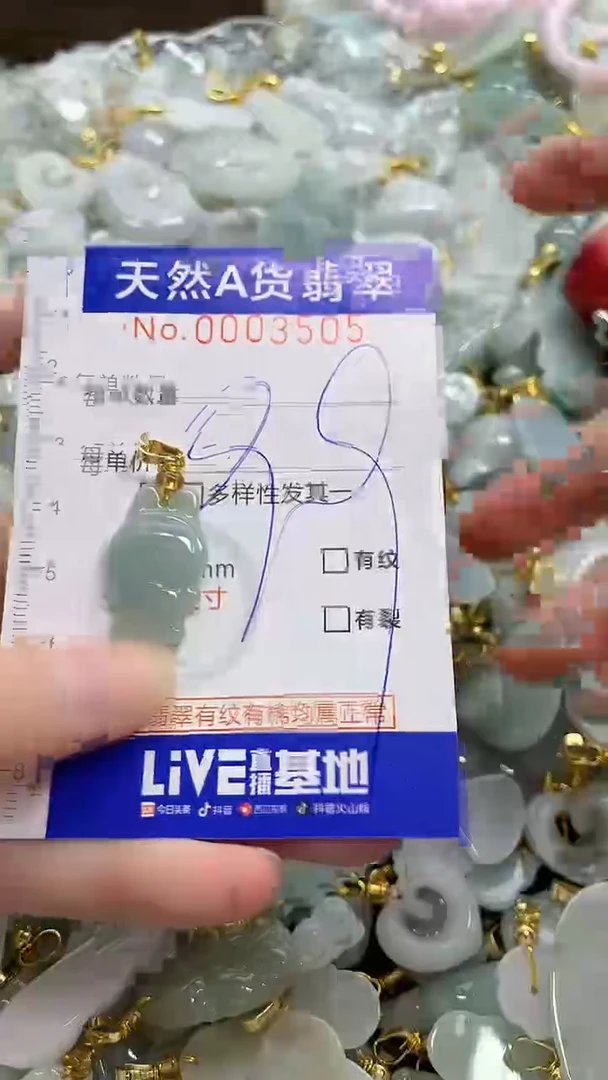 颈饰未镶嵌翡翠天然A货翡翠