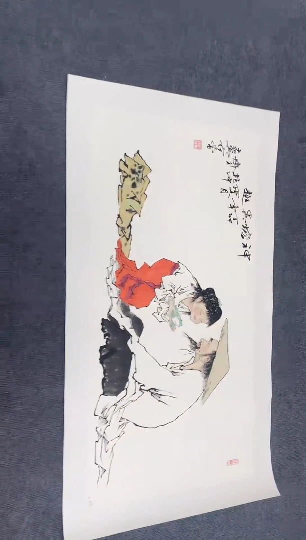 横款精品三尺人物，