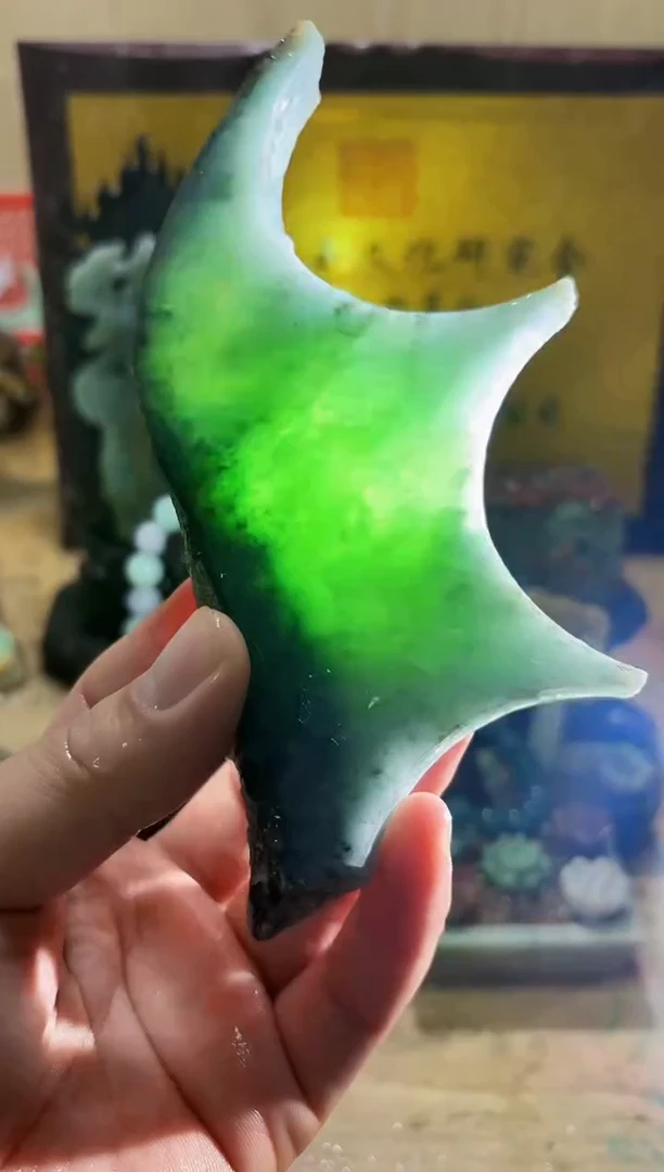 未镶嵌挂件翡翠A货常星7680