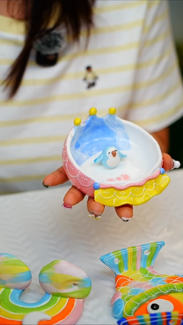 公主系列圆碗蓝银丝