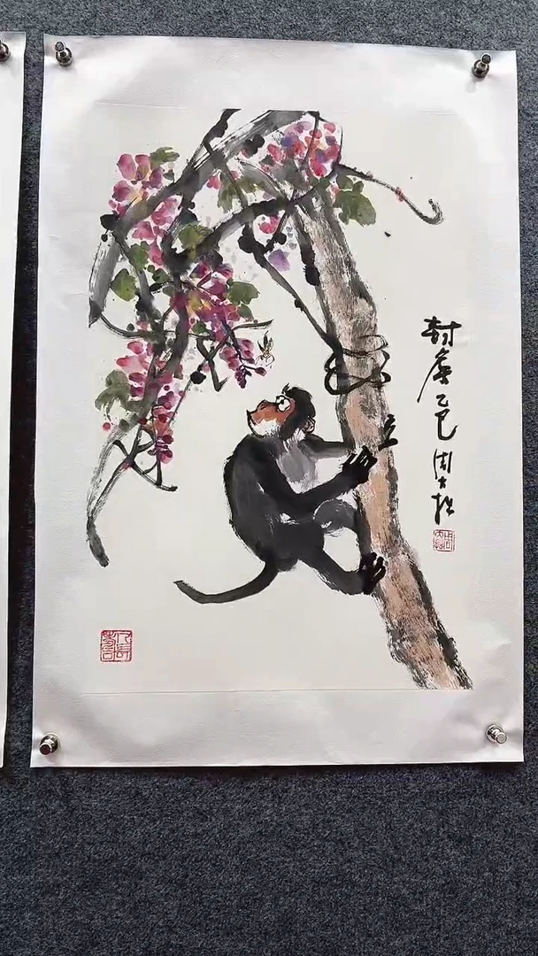 国画周大拙/国画/花鸟