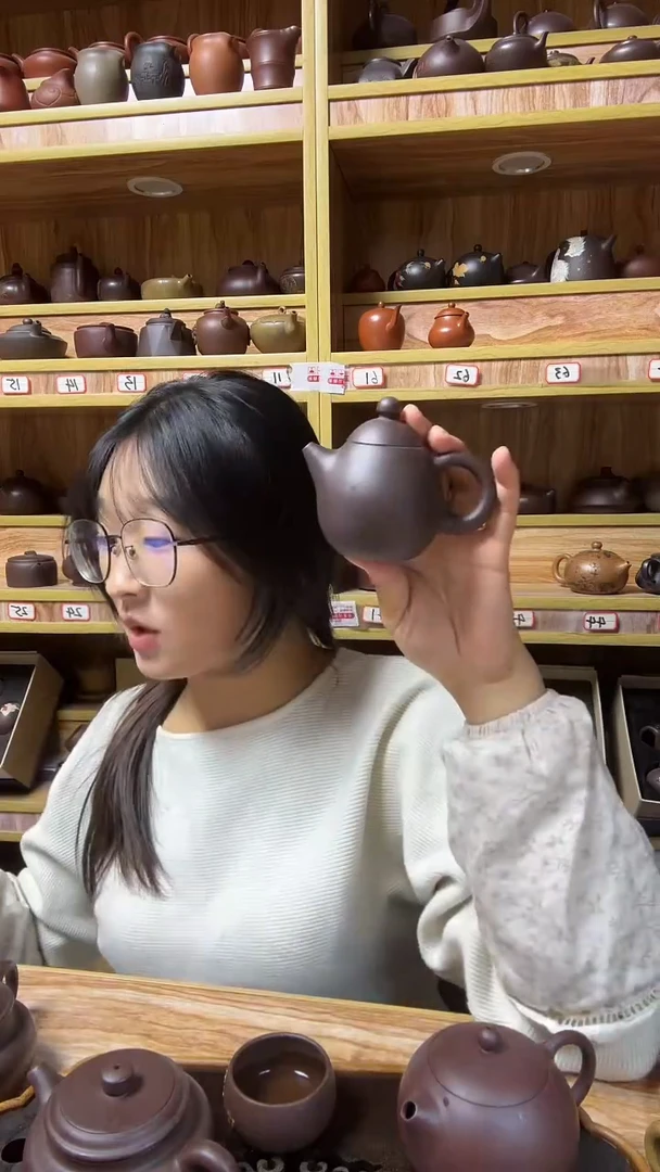 茶壶紫砂紫泥龙蛋150cc左右微瑕不退不换