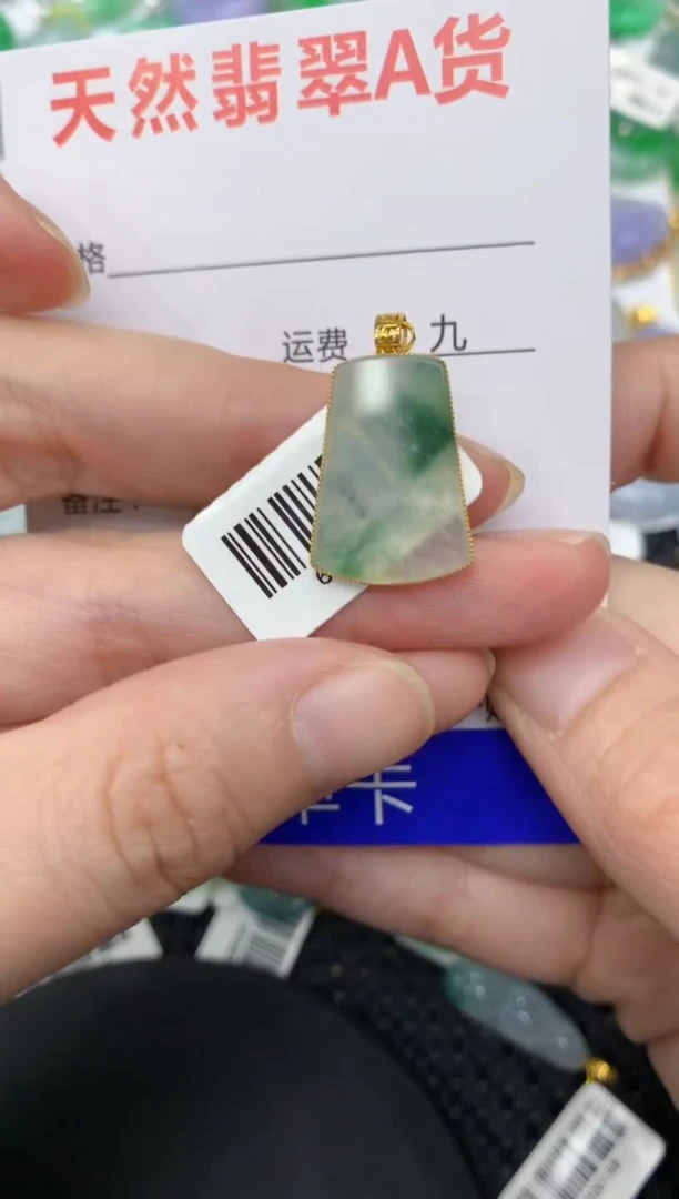 【闪购商品】翡翠颈饰18K金镶嵌11111111